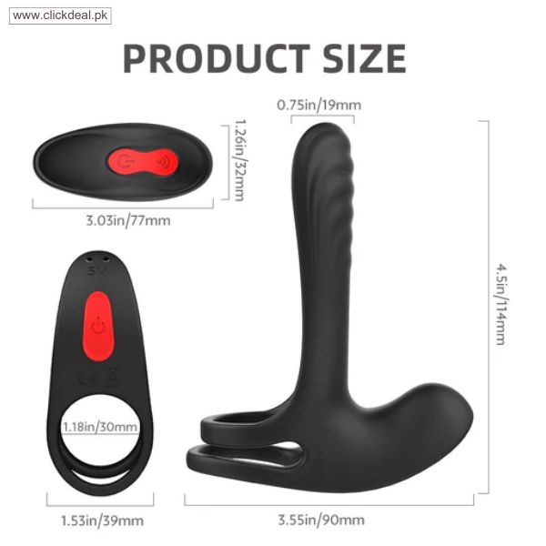 S-HANDE Penis Ring Delay Ejaculation Couple Vibrator